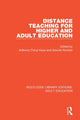 Book cover of: Distance Teaching For Higher and Adult Education. By: Anthony (Tony) Kaye