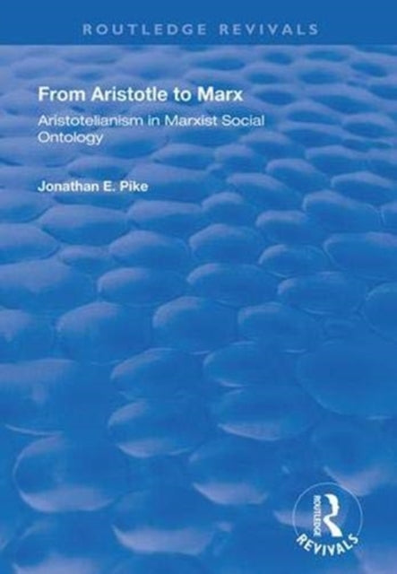 Book cover of: From Aristotle to Marx