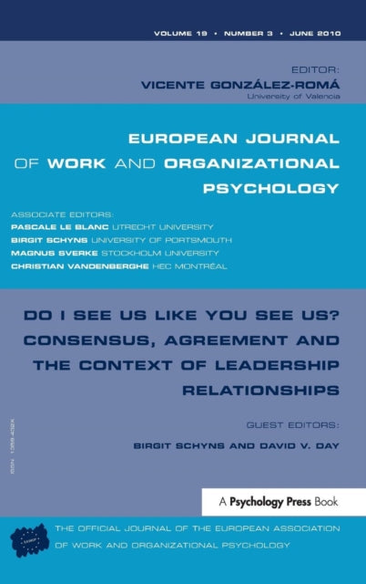 Book cover of: Do I See Us Like You See Us? Consensus, Agreement, and the Context of Leadership Relationships. By: Birgit Schyns