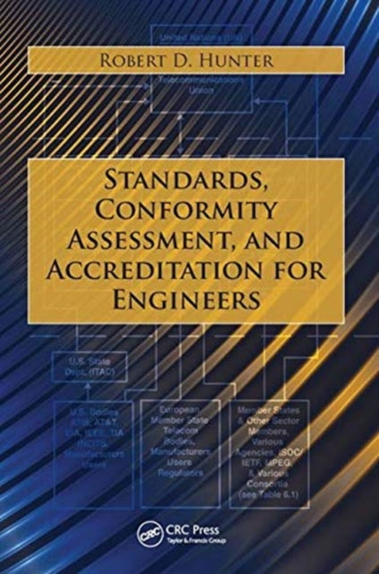 Book cover of: Standards, Conformity Assessment, and Accreditation for Engineers. By: Robert D. Hunter