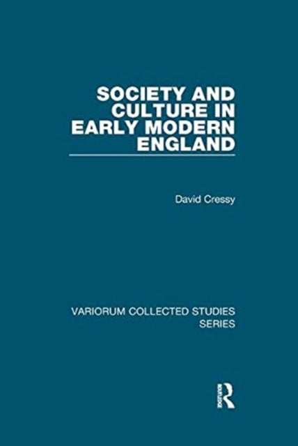 Book cover of: Society and Culture in Early Modern England