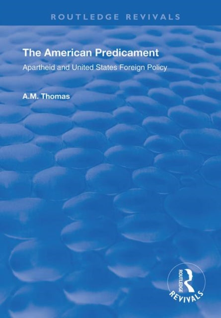 Book cover of: American Predicament. By: A. M. Thomas
