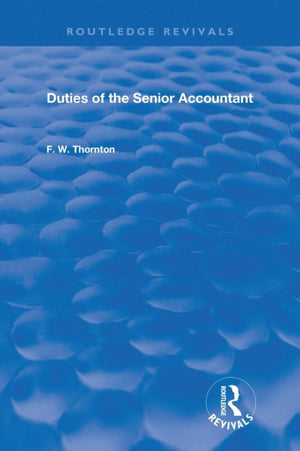 Duties of the Senior Accountant