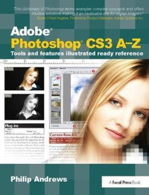 Book cover of: Adobe Photoshop CS3 A-Z. By: Philip Andrews
