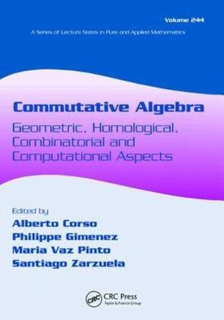 Book cover of: Commutative Algebra. By: Alberto Corso