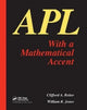 Book cover of: APL with a Mathematical Accent. By: C. A. Reiter