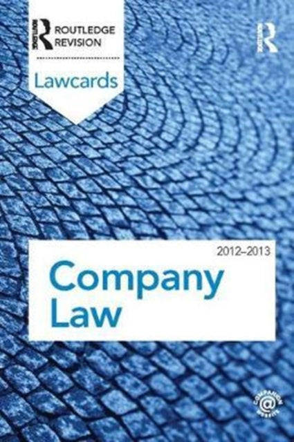 Book cover of: Company Lawcards 2012-2013. By: Routledge