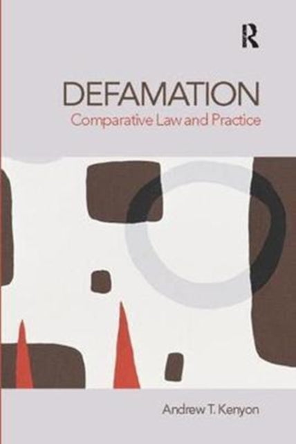 Book cover of: Defamation. By: Andrew Kenyon
