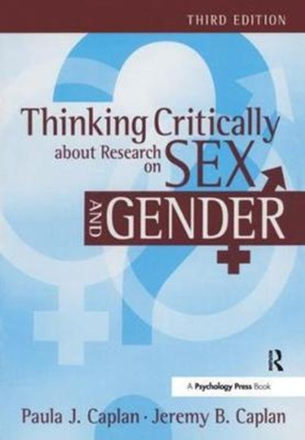 Book cover of: Thinking Critically about Research on Sex and Gender. By: Paula J. Caplan