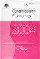 Book cover of: Contemporary Ergonomics 2004. By: Paul T. McCabe