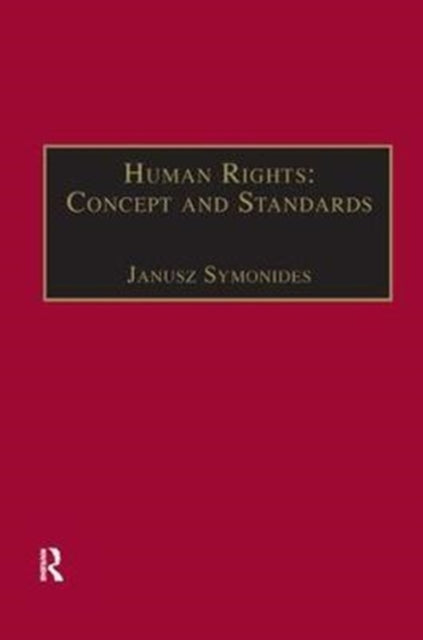 Book cover of: Human Rights: Concept and Standards. By: Janusz Symonides