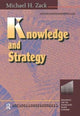 Book cover of: Knowledge and Strategy. By: Michael H. Zack