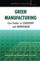 Book cover of: Green Manufacturing. By: Ame