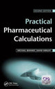 Book cover of: Practical Pharmaceutical Calculations. By: Michael Bonner