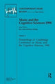 Book cover of: Music and the Cognitive Sciences 1990. By: Ian Cross