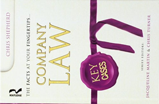 Book cover of: Key Cases: Company Law. By: Christopher Shepherd