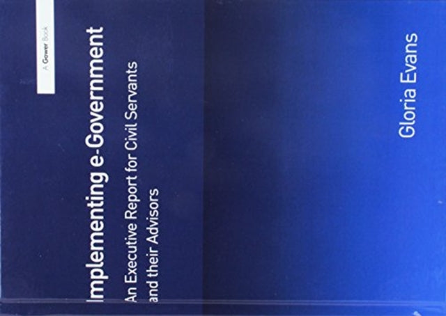 Book cover of: Implementing e-Government. By: Gloria Evans