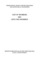 Book cover of: List of Members 2001: ISSMGE. By: International Society International Society for Soil Mechanics and Geotechnical Engineering
