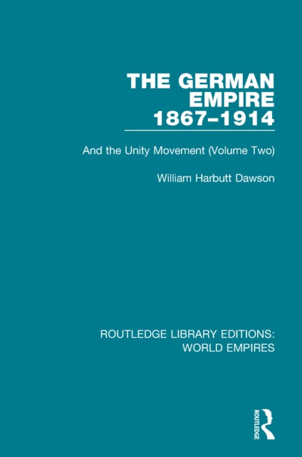 Book cover of: German Empire 1867-1914