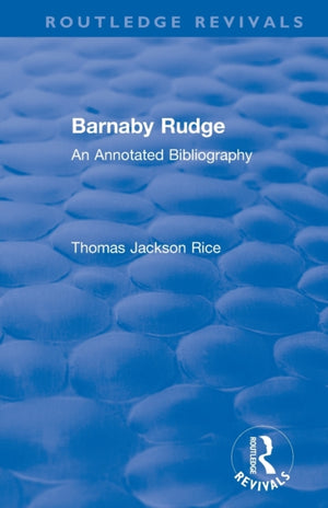 Routledge Revivals: Barnaby Rudge (1987 )