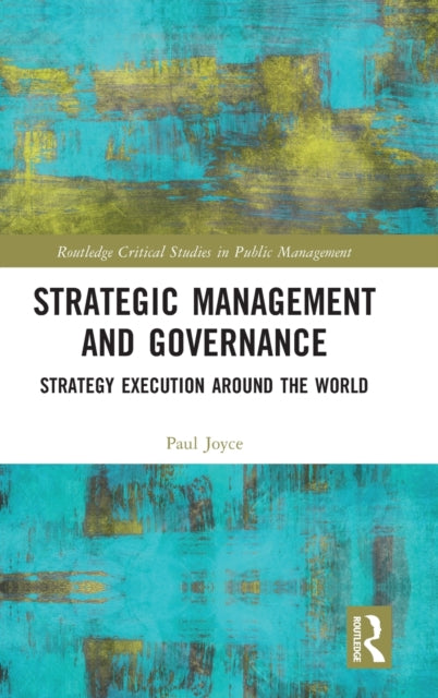 Book cover of: Strategic Management and Governance. By: Paul Joyce