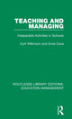 Book cover of: Teaching and Managing. By: Cyril Wilkinson