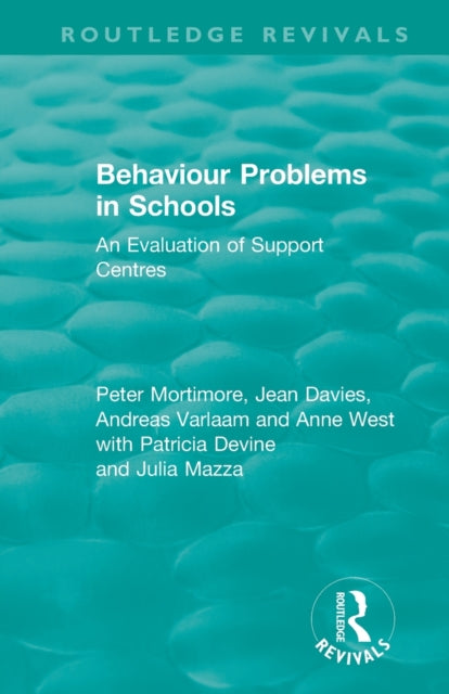 Book cover of: Behaviour Problems in Schools. By: Peter Mortimore