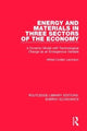 Book cover of: Energy and Materials in Three Sectors of the Economy. By: Alfred Linden Levinson