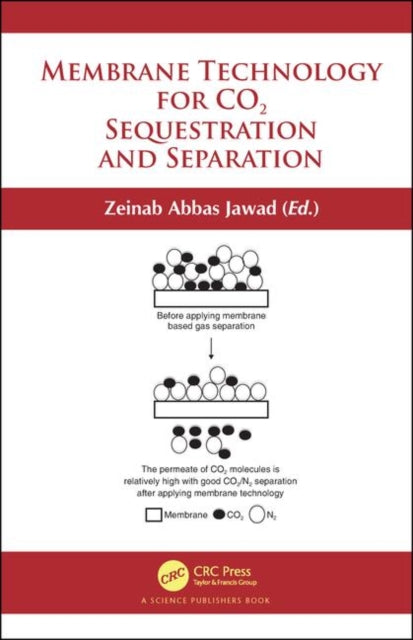 Book cover of: Membrane Technology for CO2 Sequestration. By: Zeinab Abbas Jawad