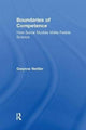 Book cover of: Boundaries of Competence. By: Gwynne Nettler