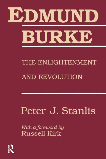Book cover of: Edmund Burke. By: Peter Stanlis