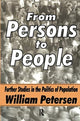 Book cover of: From Persons to People. By: William Petersen