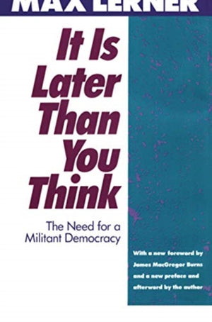 It is Later Than You Think