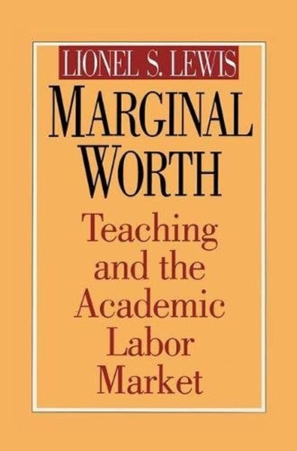 Book cover of: Marginal Worth. By: Lionel S. Lewis