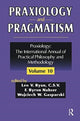 Book cover of: Praxiology and Pragmatism. By: F. Nahser