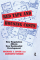 Book cover of: Red Tape and Housing Costs. By: Michael Luger
