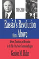 Book cover of: Russia's Revolution from Above, 1985-2000. By: Gordon Hahn