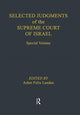 Book cover of: Selected Judgments of the Supreme Court of Israel