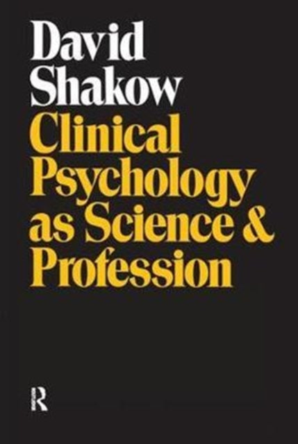 Book cover of: Clinical Psychology as Science and Profession. By: J. Roland Pennock