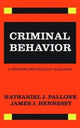 Book cover of: Criminal Behavior. By: James Hennessy