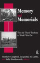 Book cover of: Memory and Memorials. By: Jr Shapiro