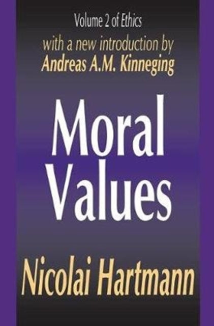 Book cover of: Moral Values. By: Nicolai Hartmann