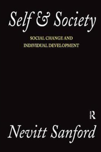 Book cover of: Self and Society. By: Nevitt Sanford