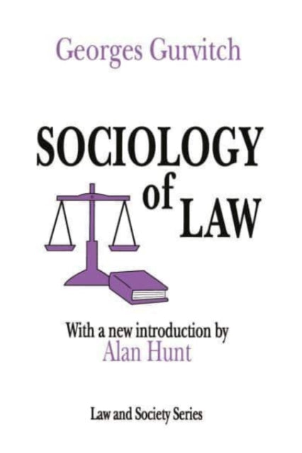 Book cover of: Sociology of Law. By: Norman K. Denzin