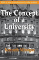 Book cover of: Concept of a University. By: Kenneth R. Minogue