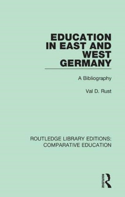 Book cover of: Education in East and West Germany