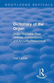 Book cover of: Revival: Dictionary of the Organ (1914). By: Carl Locher