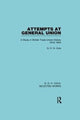 Book cover of: Attempts at General Union. By: G. D. H. (George Douglas Howard) Cole