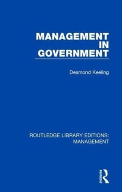 Book cover of: Management in Government