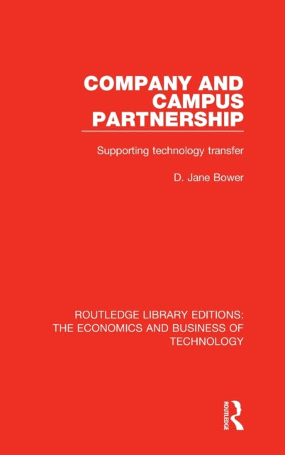 Book cover of: Company and Campus Partnership. By: D. Jane Bower